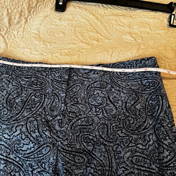 Blue Paisley Patterned Pants - Picture 7 of 10